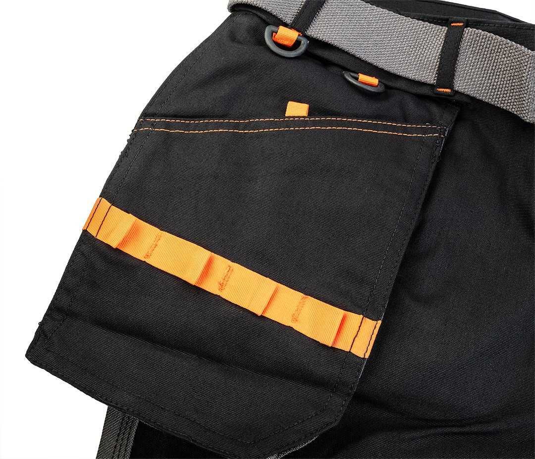 Krótkie spodenki robocze HD Slim, pasek, rozmiar XL