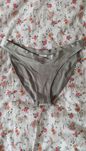 Dół od bikini majtki srebrne metaliczne rozmiar M 38 H&M