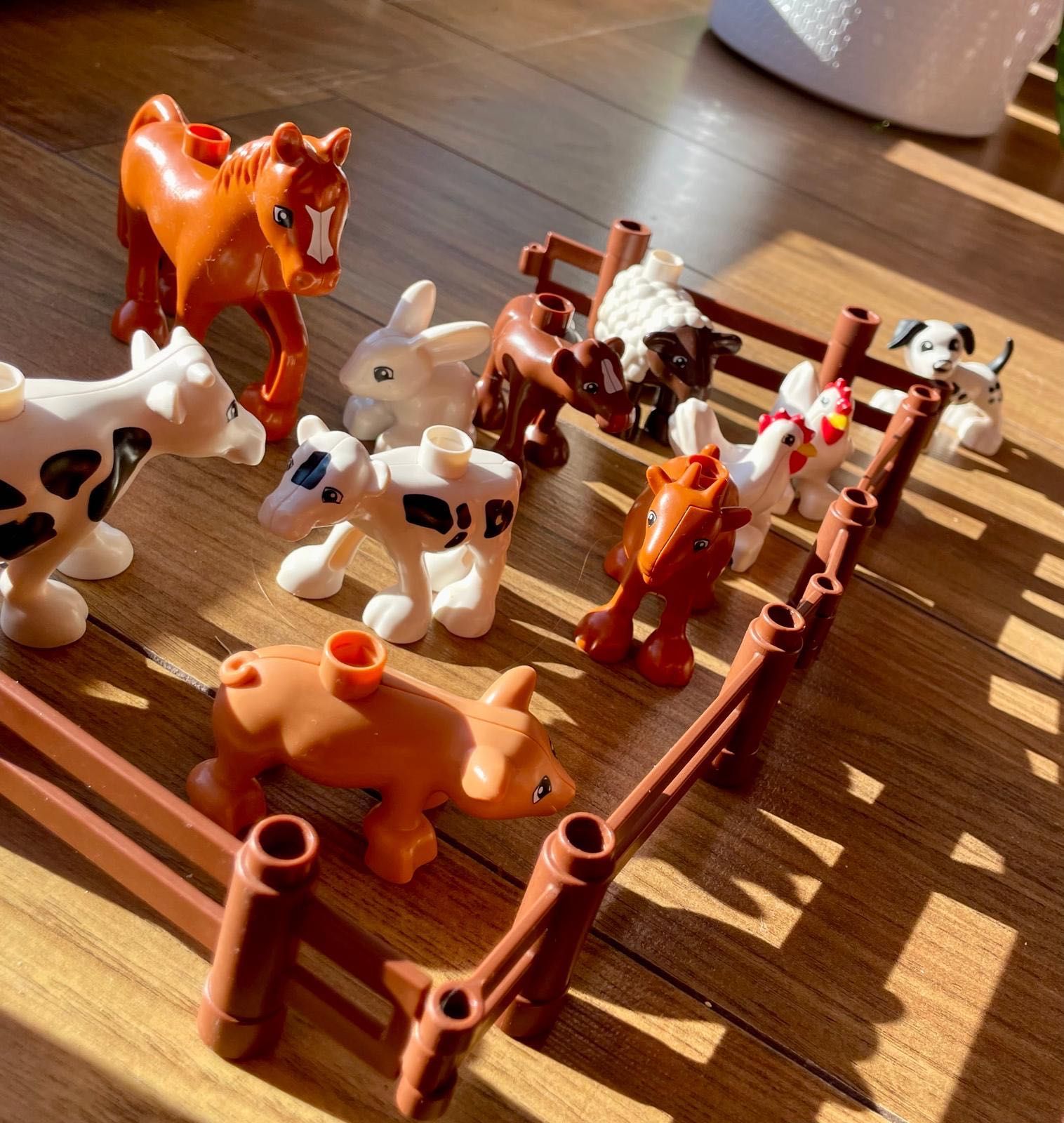 Mega paka Lego Duplo zestaw figurki, pociąg