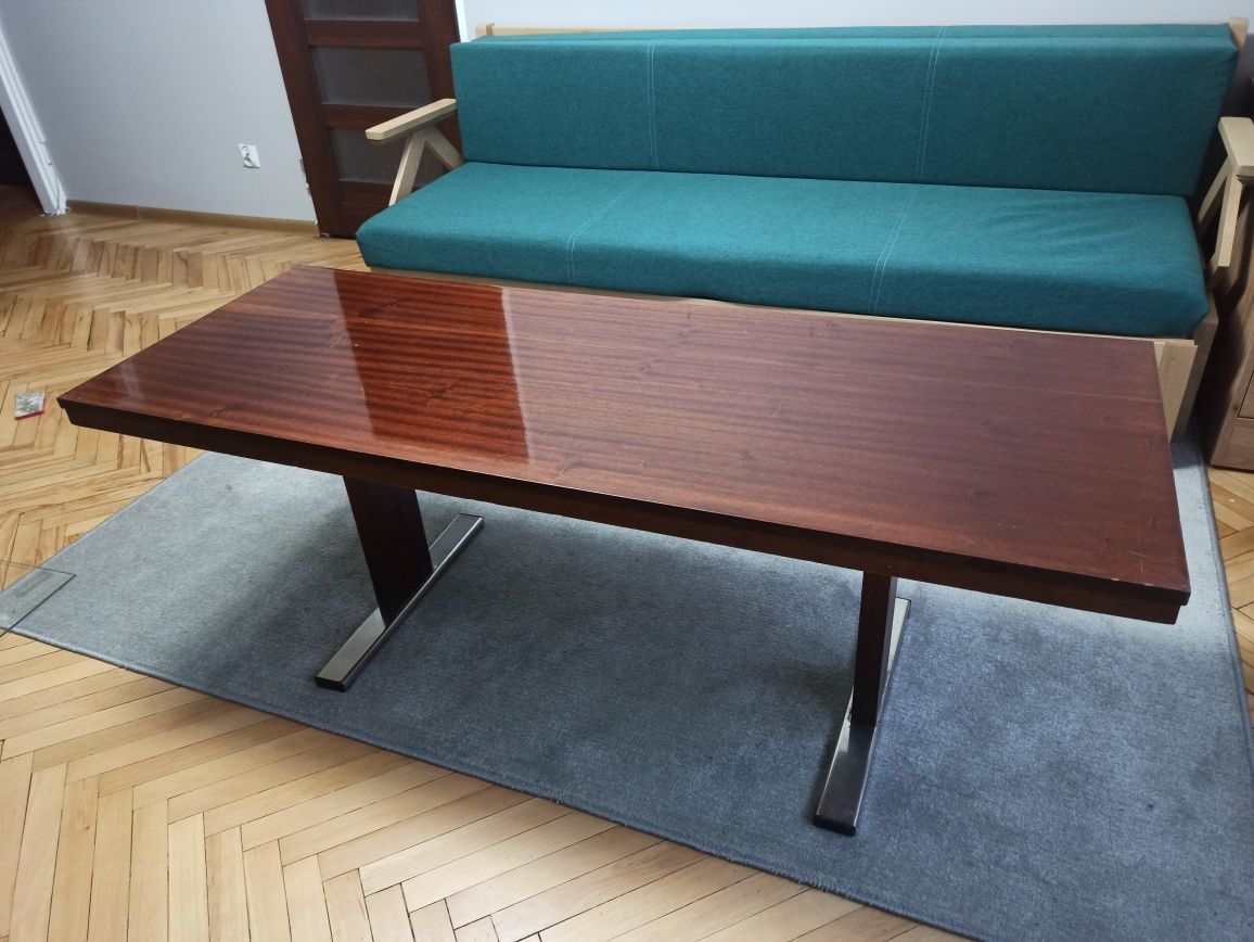 Stół Ława Retro z lat 70 ,wysoki połysk