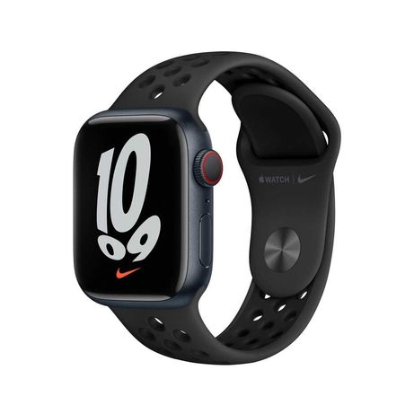Новий Apple Watch Nike Series 7 GPS + LTE 41mm Midnight (MKHM3)
