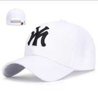 Белая бейсболка кепка шапка нью йорк new york