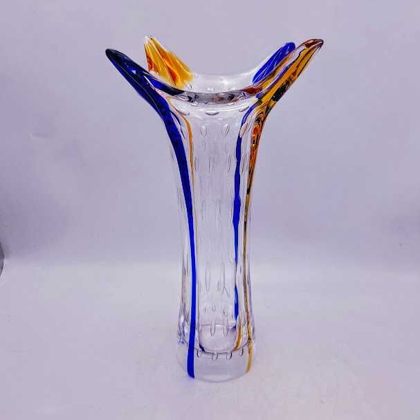 Wazon czeskie szkło Karel Zemek Egermann nowoczesny design