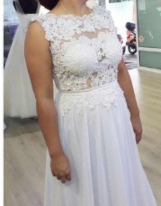 Nowa suknia ślubna ecri