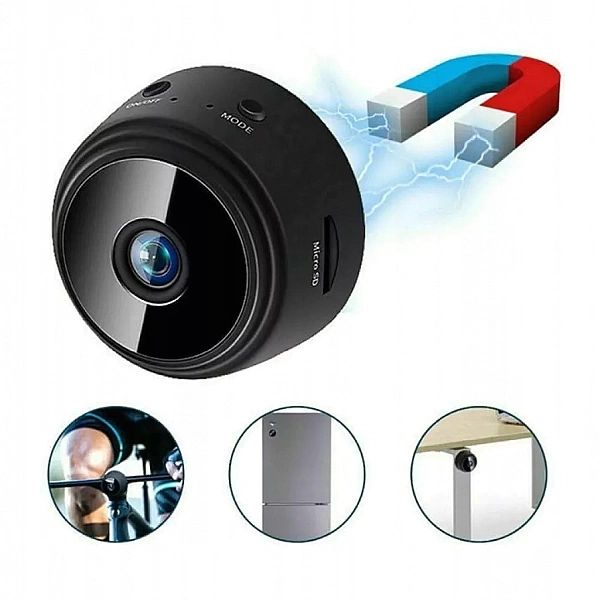 A9 Mini WiFi Hd 1080p Wireless Ip Camera(Black)