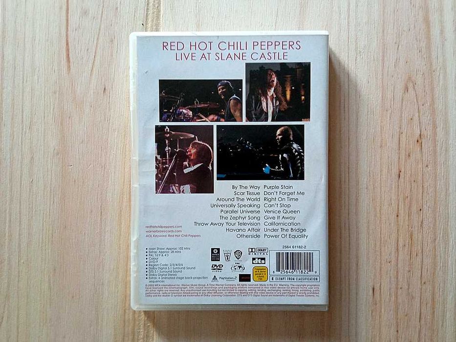DVD Red Hot Chili Peppers - Live At Slane Castle