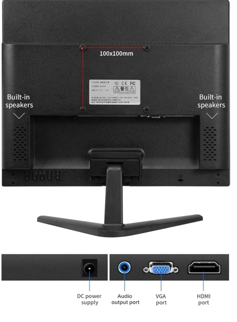 3 Thinlerain 17-calowy monitor PC 1280 x 1024 LED Screen 4:3 (60 Hz, 5