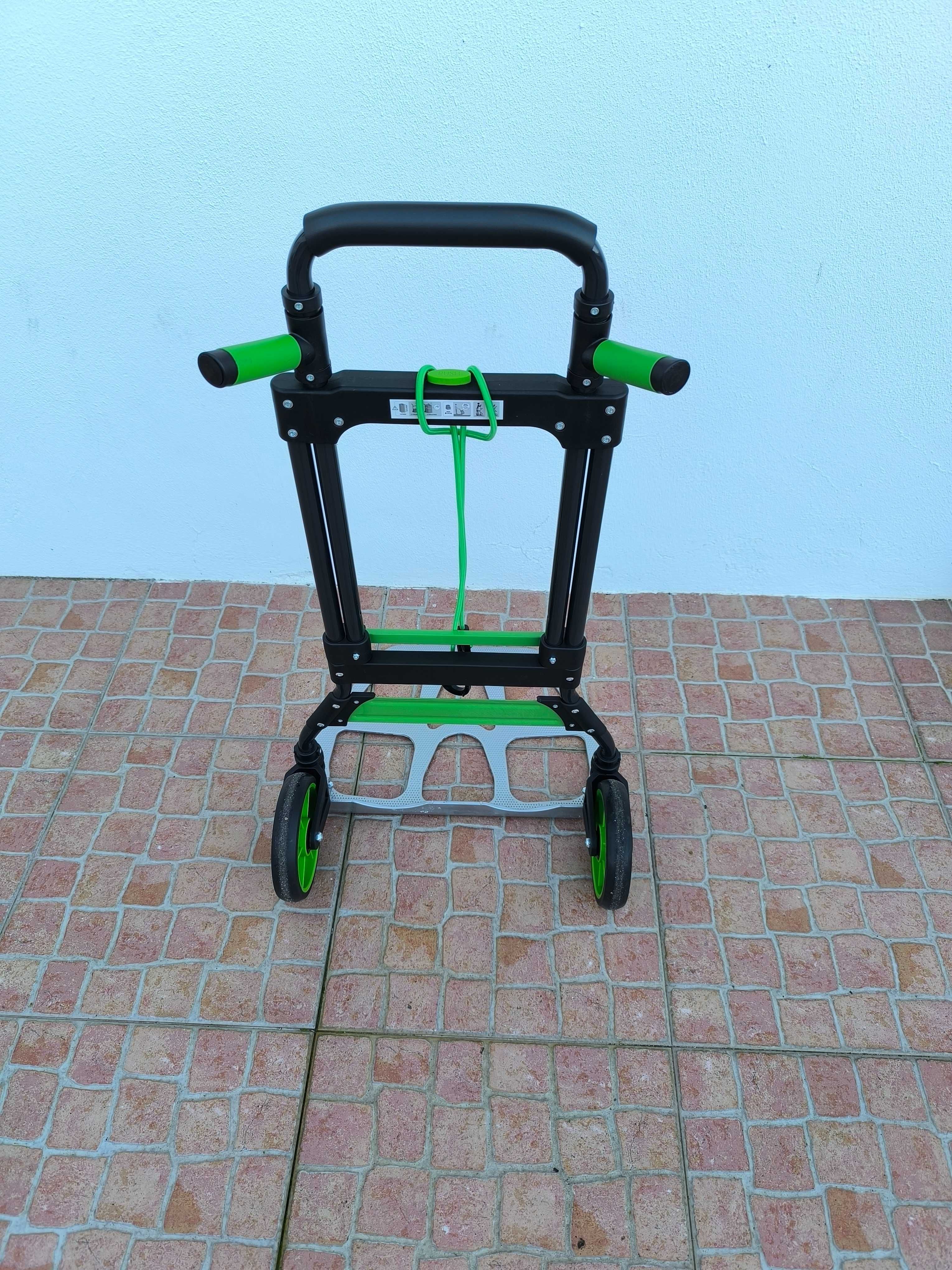 Carrinho transporte dobrável em ALUMINIO