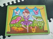 Drewniane ubranka dla lalek zabawka edukacyjna