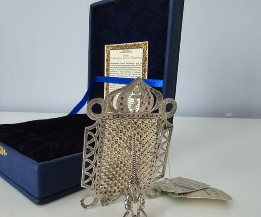 Серебро икона новая в комплекте