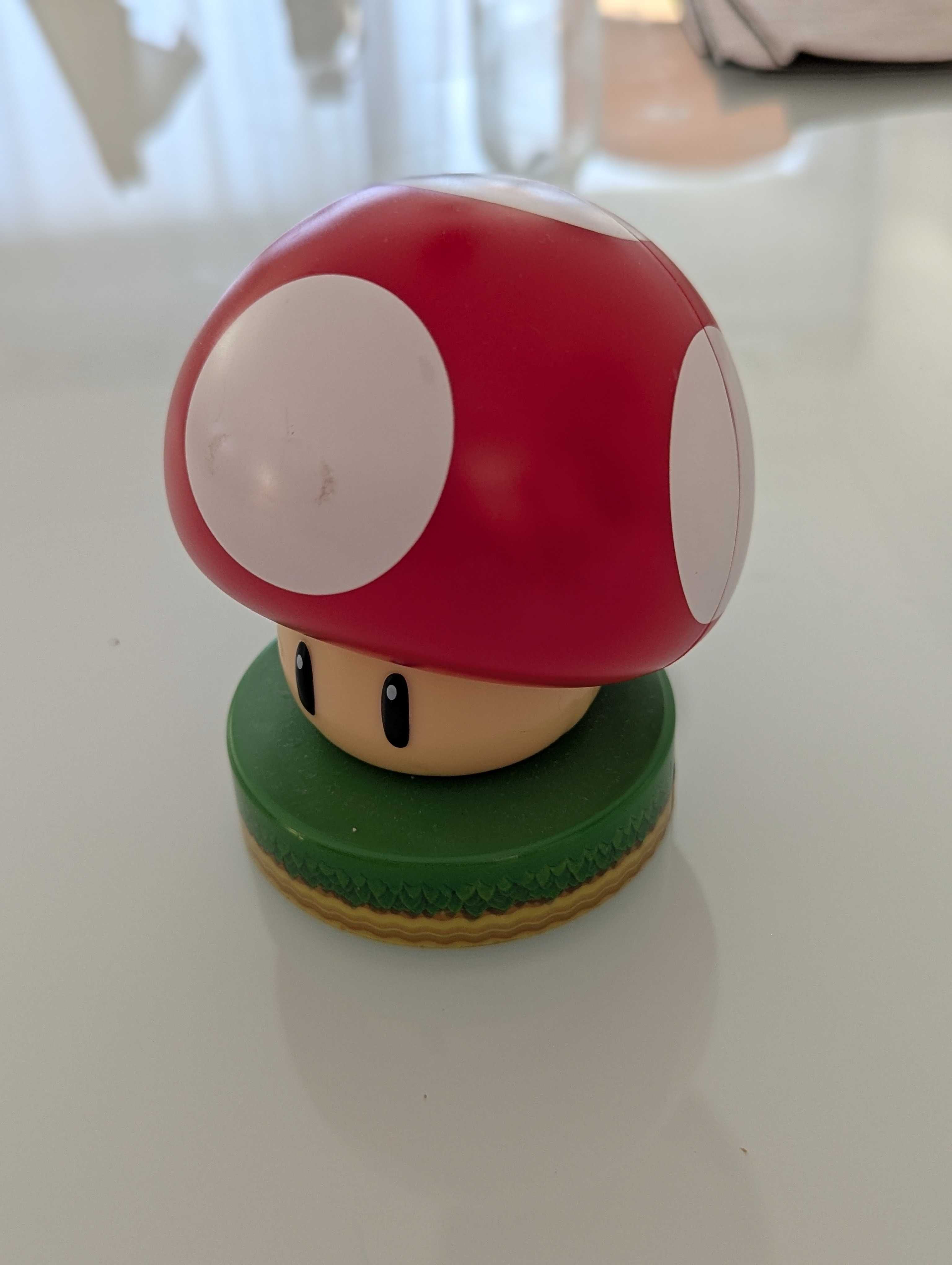 Lâmpada noturna cogumelo Super Mario