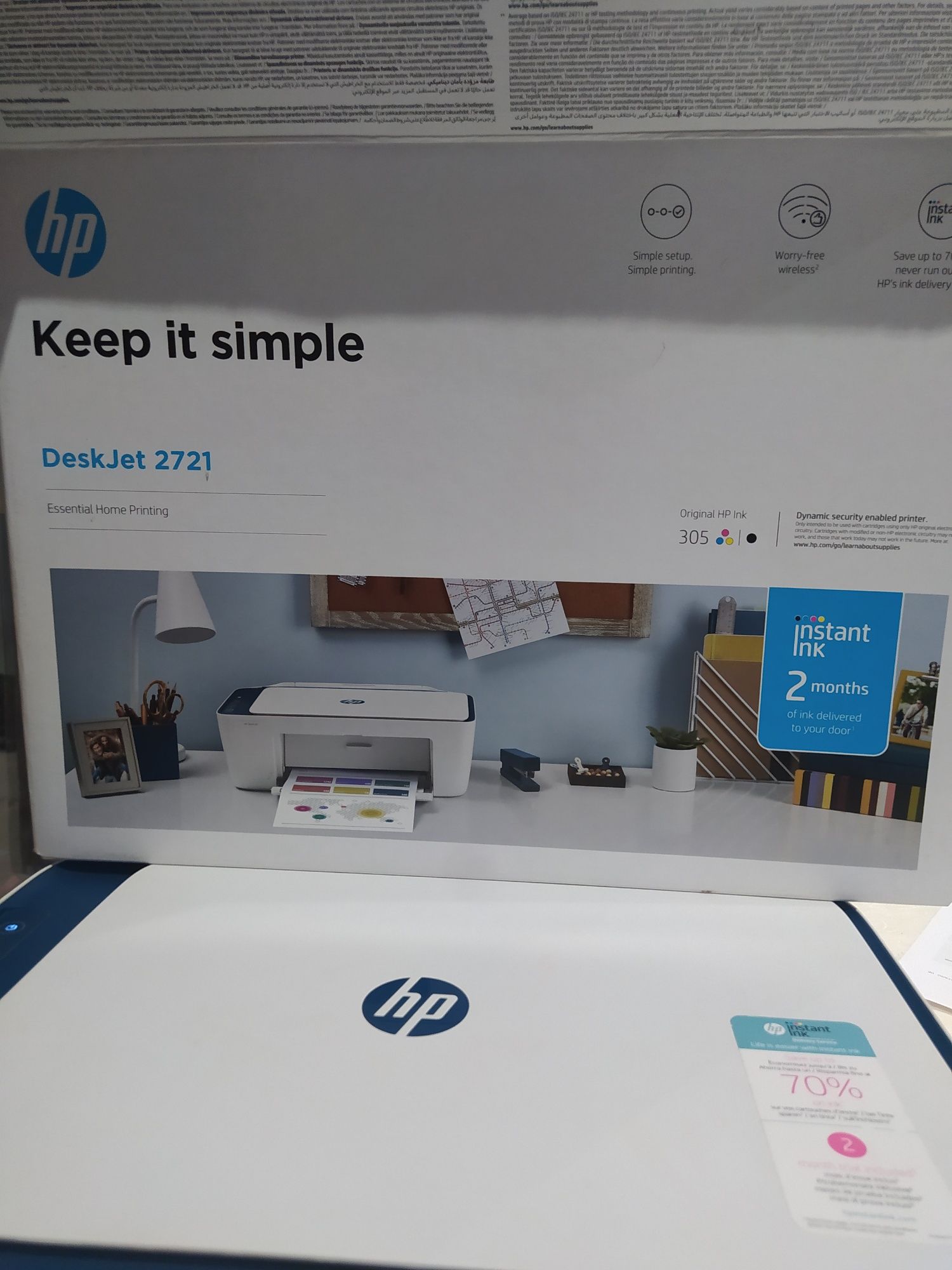 Impressora HP 2721 como nova