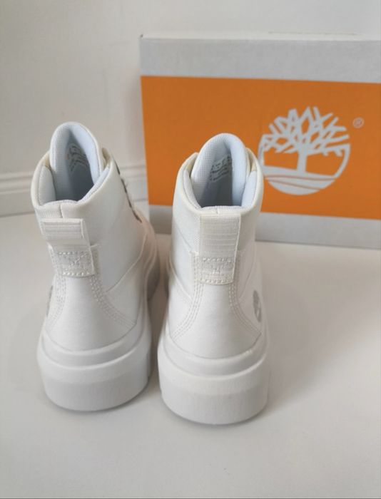 Timberland greyfield mid lace boot – blanc de blanc