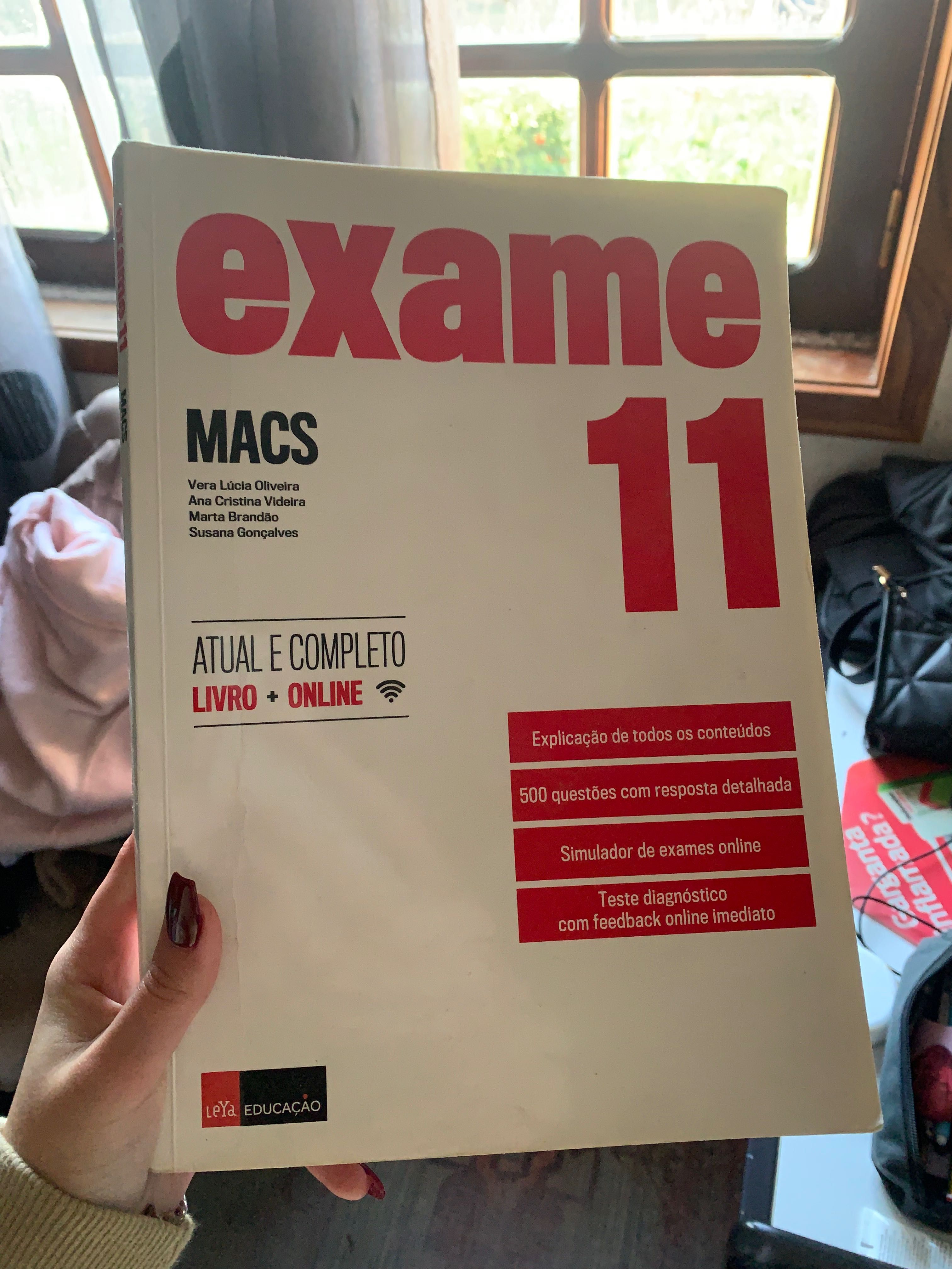 Livro de preparação para o exame nacional macs