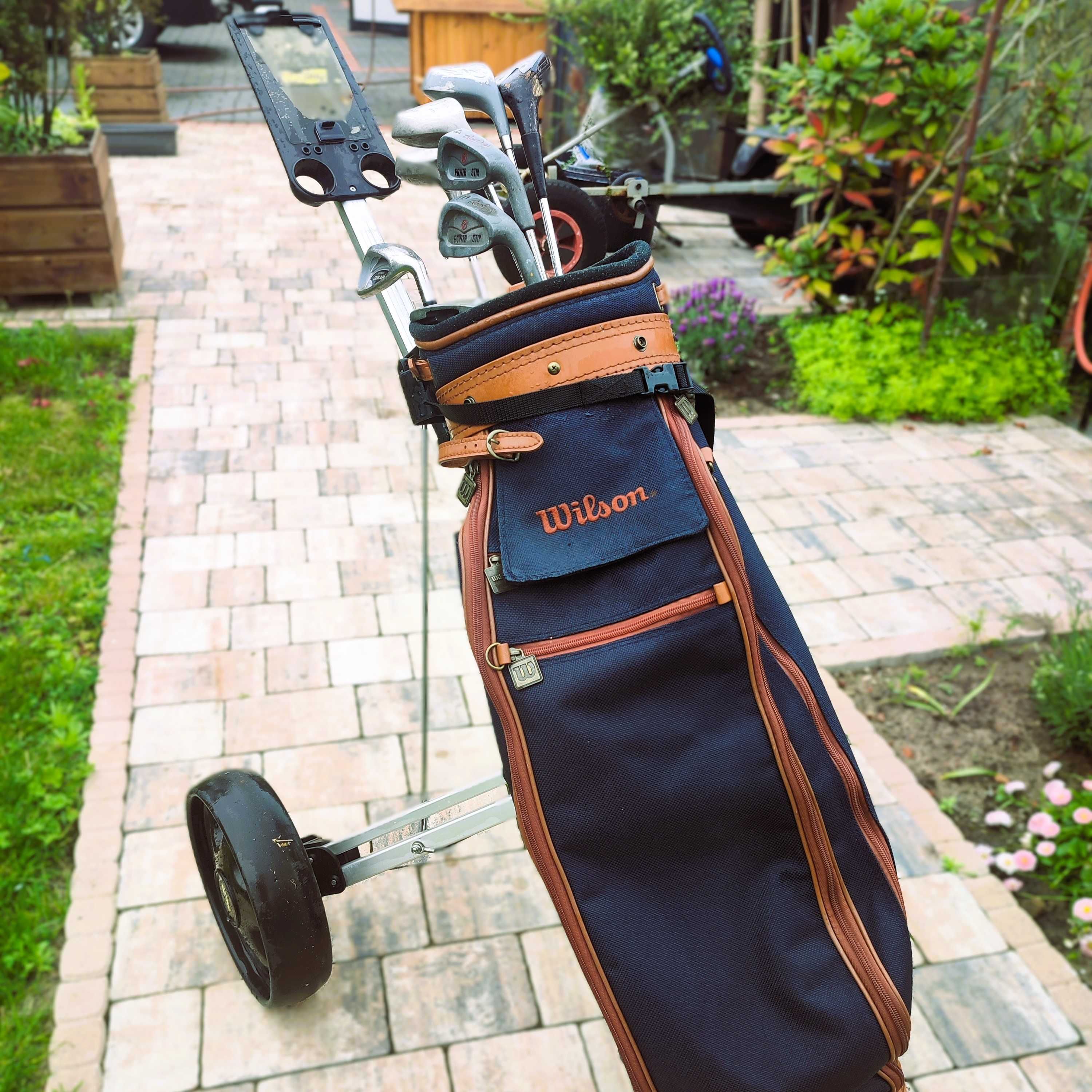 Zestaw golfowy – torba, kije, wózek | Callaway, King Cobra, Prosimmon