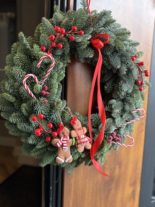 Piernikowy wianek jodła żywa
