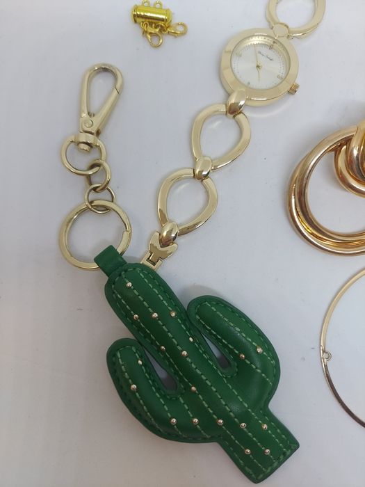 Zestaw biżuterii, złota