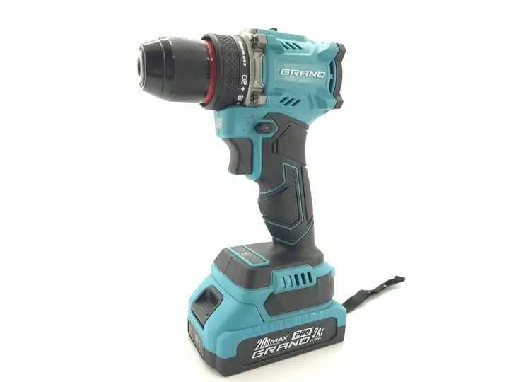 Шуруповерт аккумуляторный гранд Grand ДА-20/2 BL PRO безщеточный, 20В