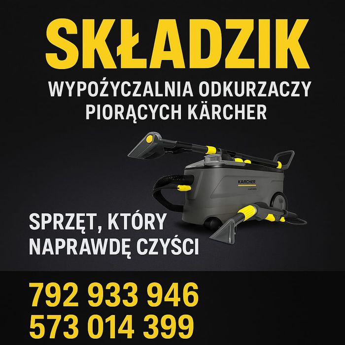 Wypożyczalnia odkurzaczy piorących KÄRCHER
