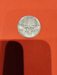 Moneta 20zl wieżowiec 1976 bez znaku mennicy