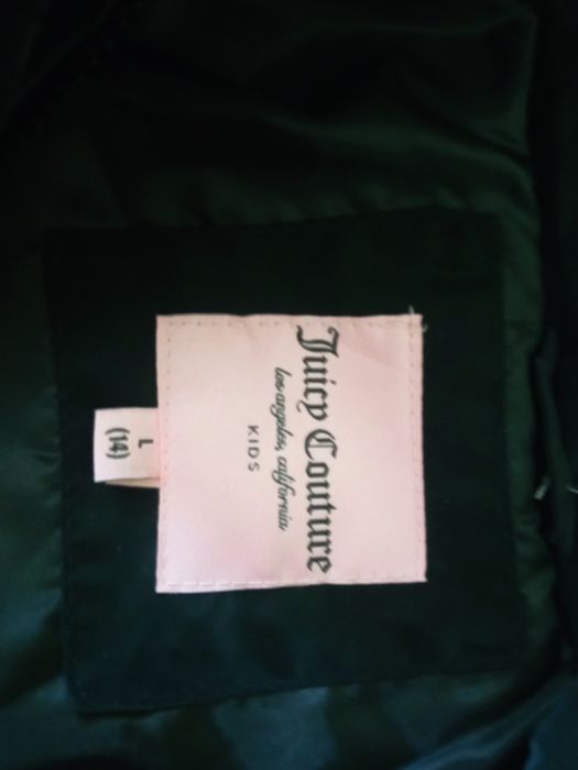 Новый Пуховик juicy couture. Размер указан 14, но маломерит