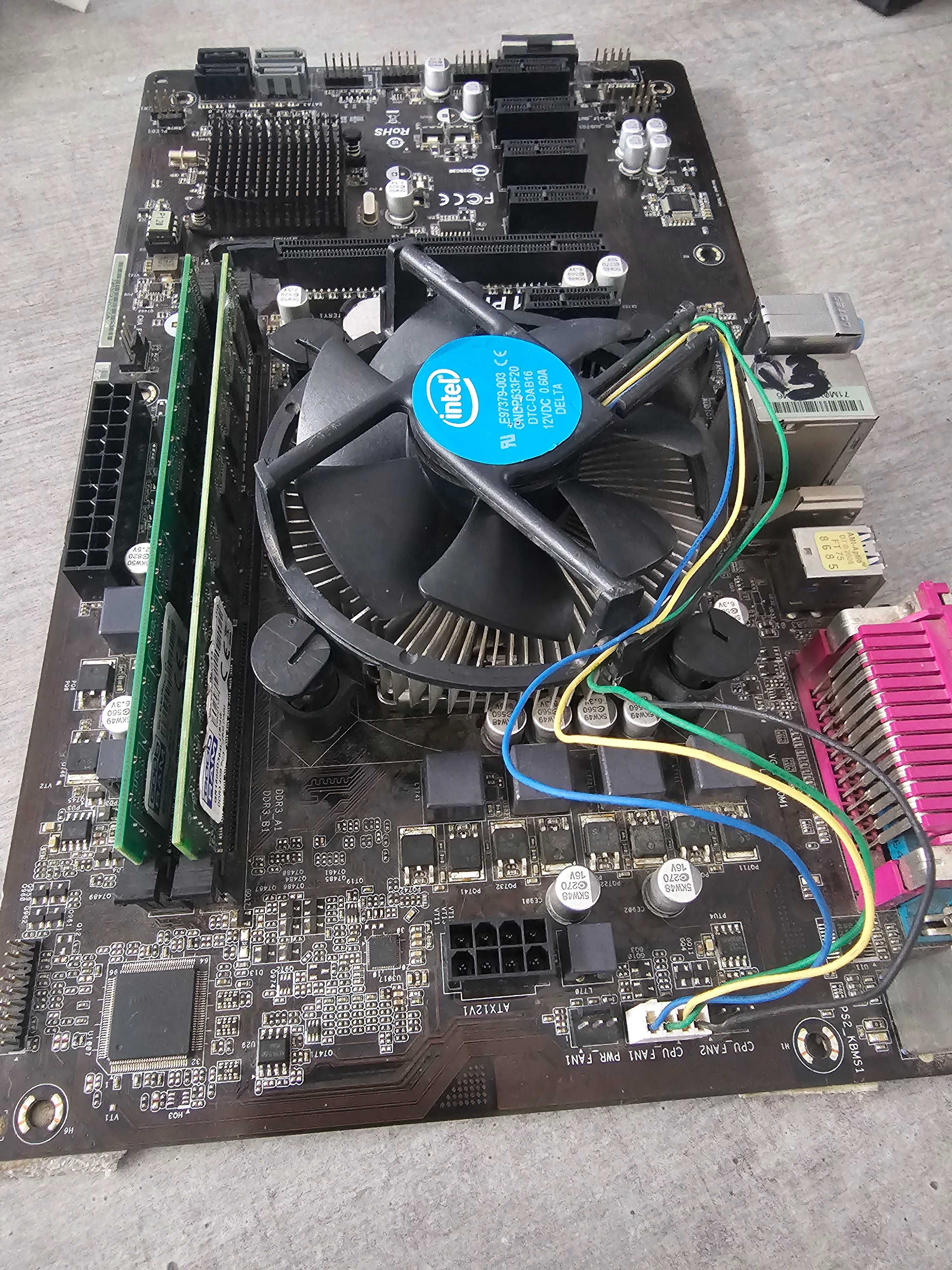 ASRock H81 PRO + CPU i5-4570 3.2 GHz + cooler + 8GB RAM Goodram