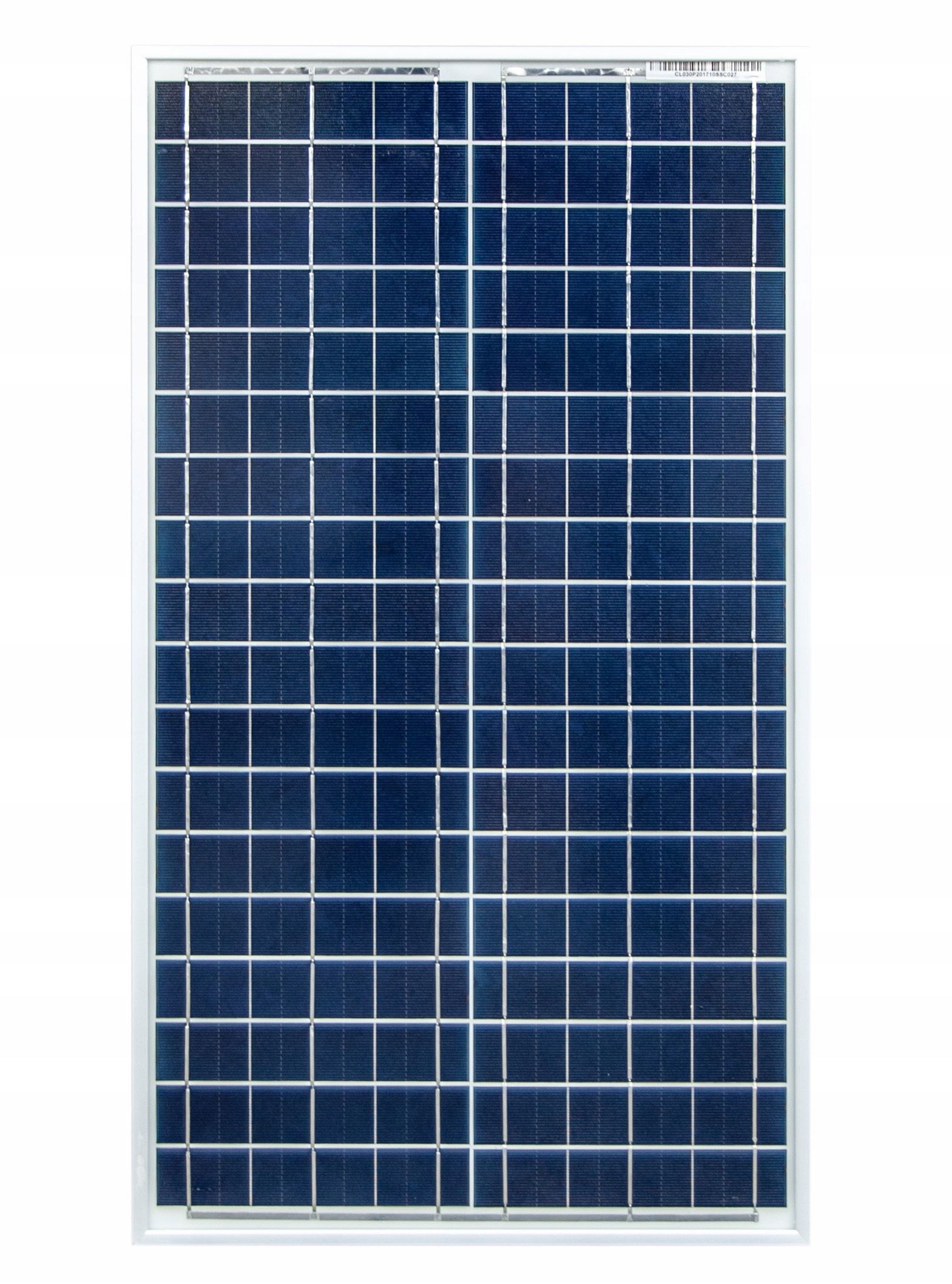 Panele fotowoltaiczne solarne bateria słoneczna 30W 12V solar (SOL86)