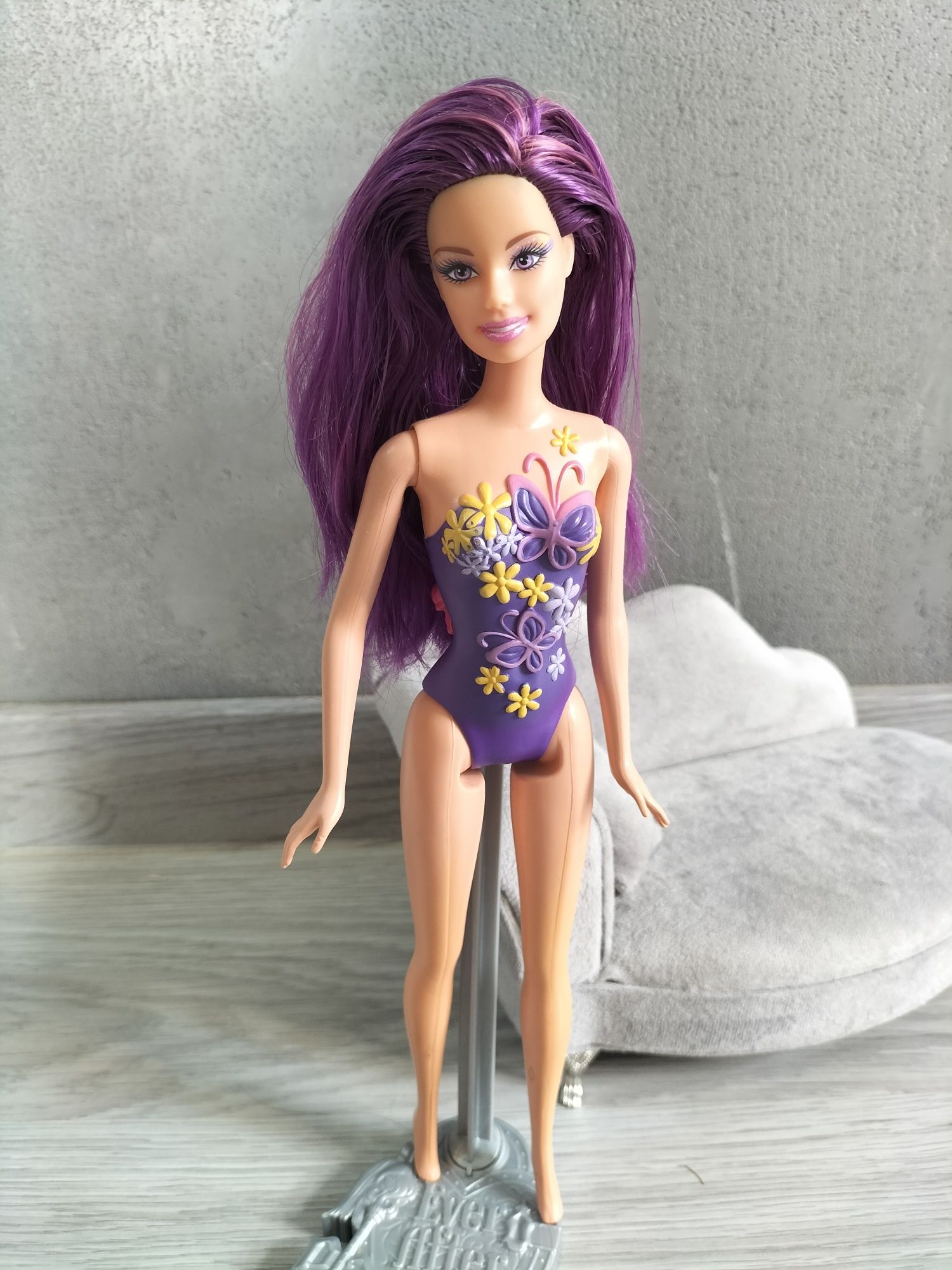 Lalka Barbie Fairy Tastic Princess P6564 Mattel 2008 Fioletowa  Wróżka