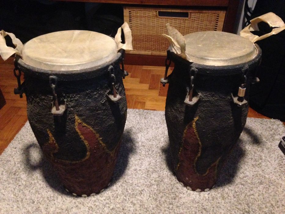 Congas musica flamejantes percussão