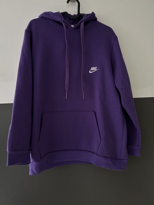 Fioletowa bluza kangurka XL unisex