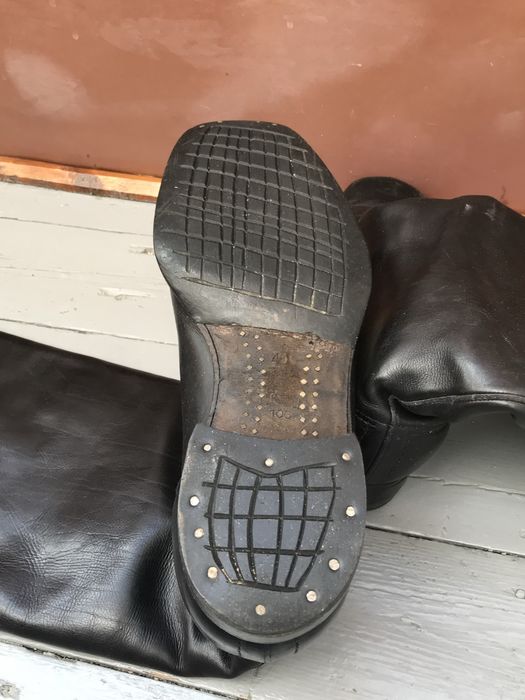 Чоботи офіцерські хромові, утеплені, устілка 27-27,5 см.