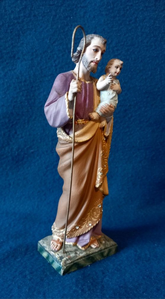 São José com o Menino Jesus - madeira