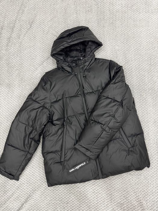 Пуховик Karl Lagerfeld, новий чорний, зимова куртка, розмір ХЛ,XL