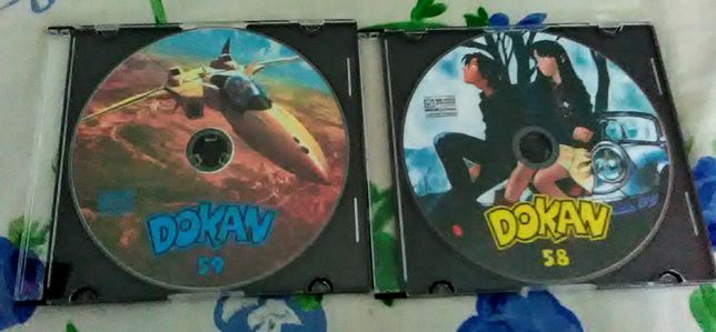Dois CD-ROM com vídeos diversos de Anime