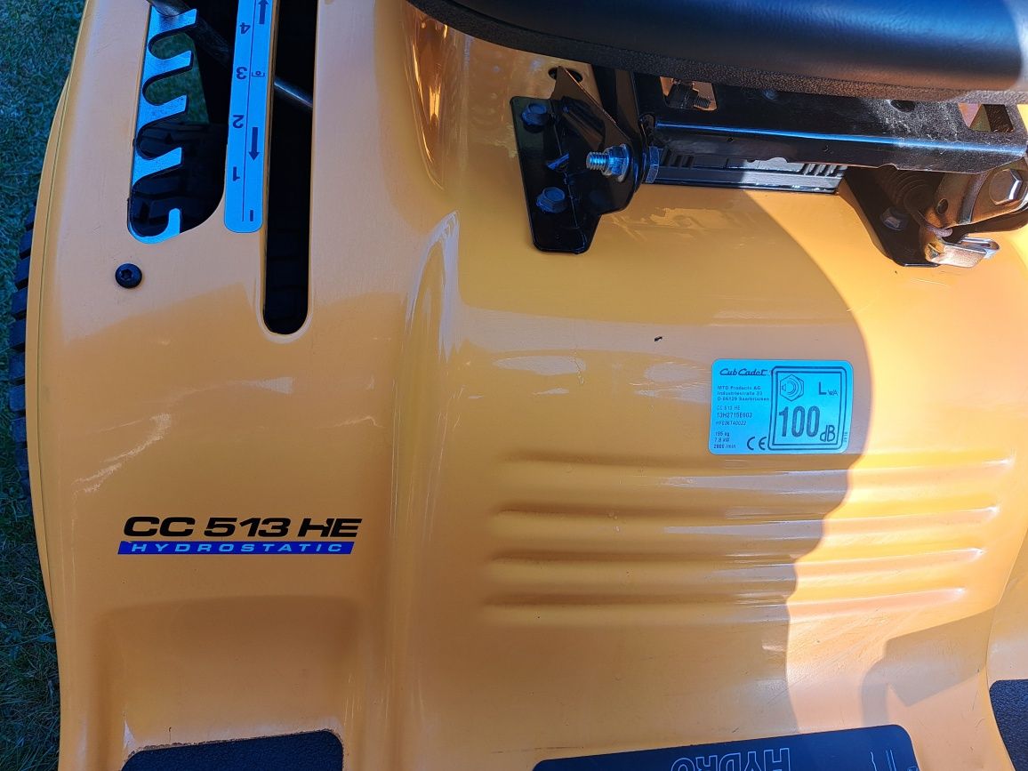Traktorek Kosiarka Cub Cadet Hydrostatic 13.5HP Pompa Kosz 2016 Rok