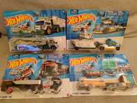 4 x Hot Wheels Super Rigs NOWE