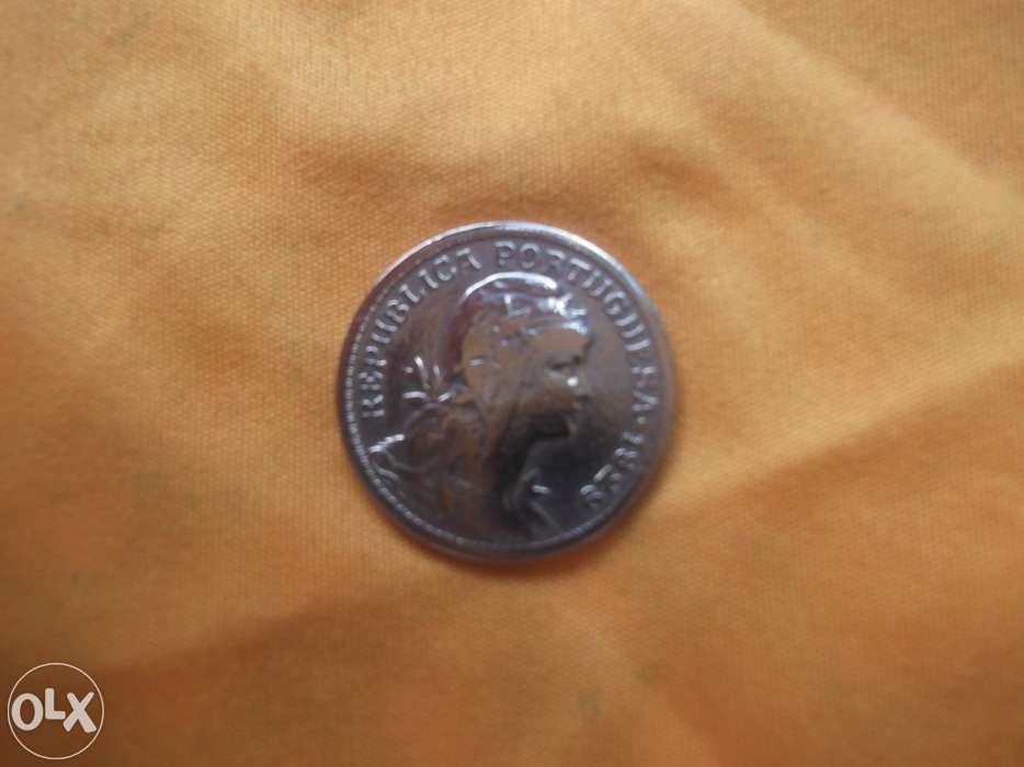 Moeda portuguesa 50 centavos de 1929