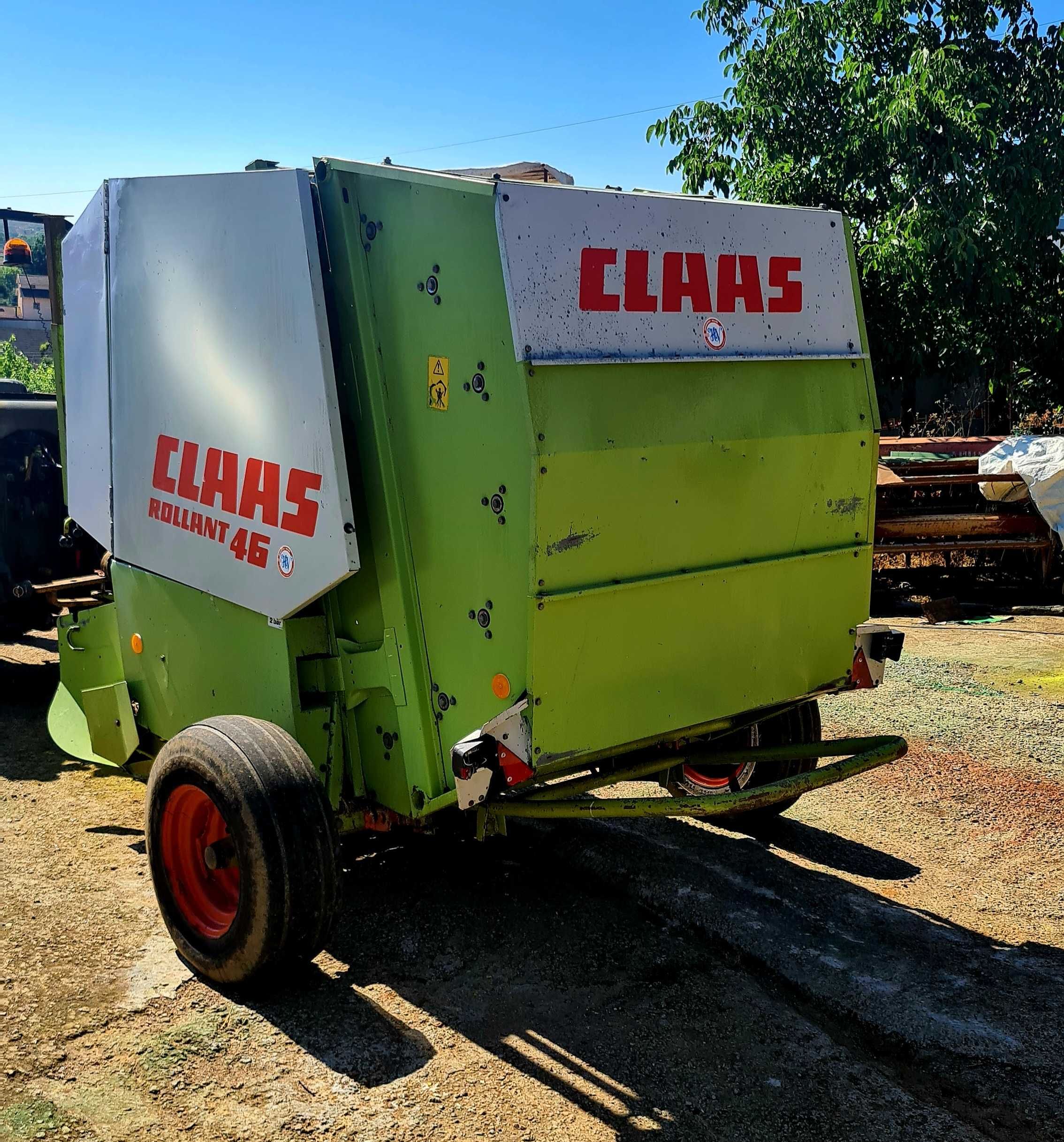 Enfardadeira de rolos claas rollant 46