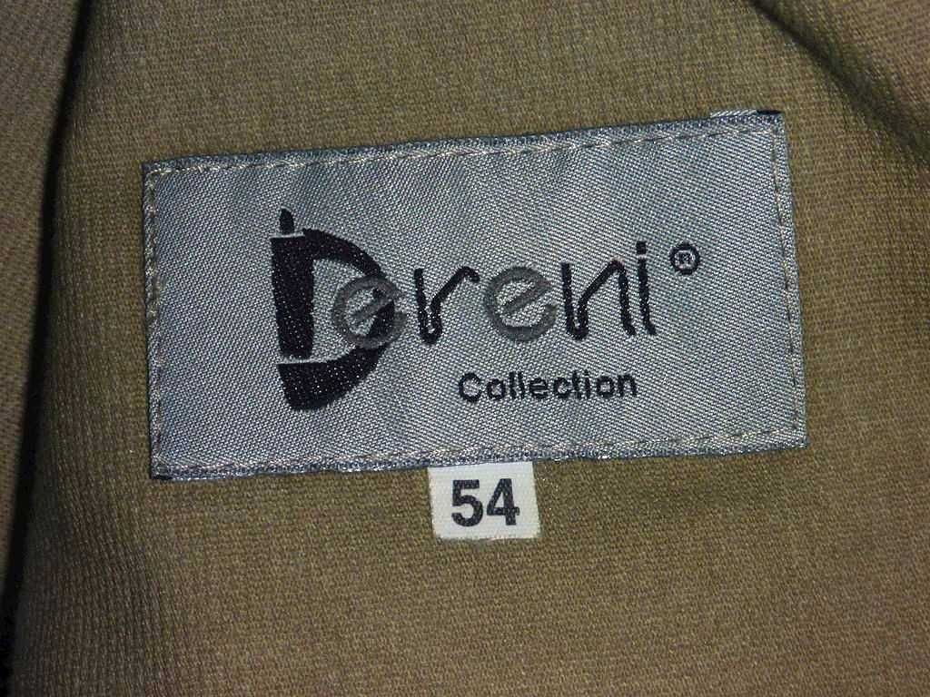 Letnia marynarka Dereni Collection 100% bawełna XL oliwkowa