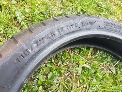 opona metzeler mez3 front steel radial 110/70-17 jak nowa