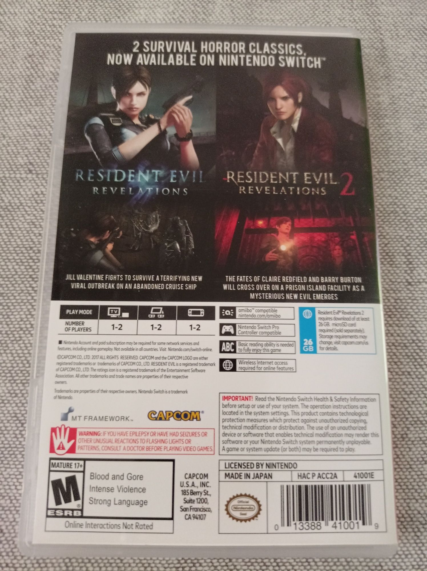 Resident Evil Revelations para Nintendo Switch