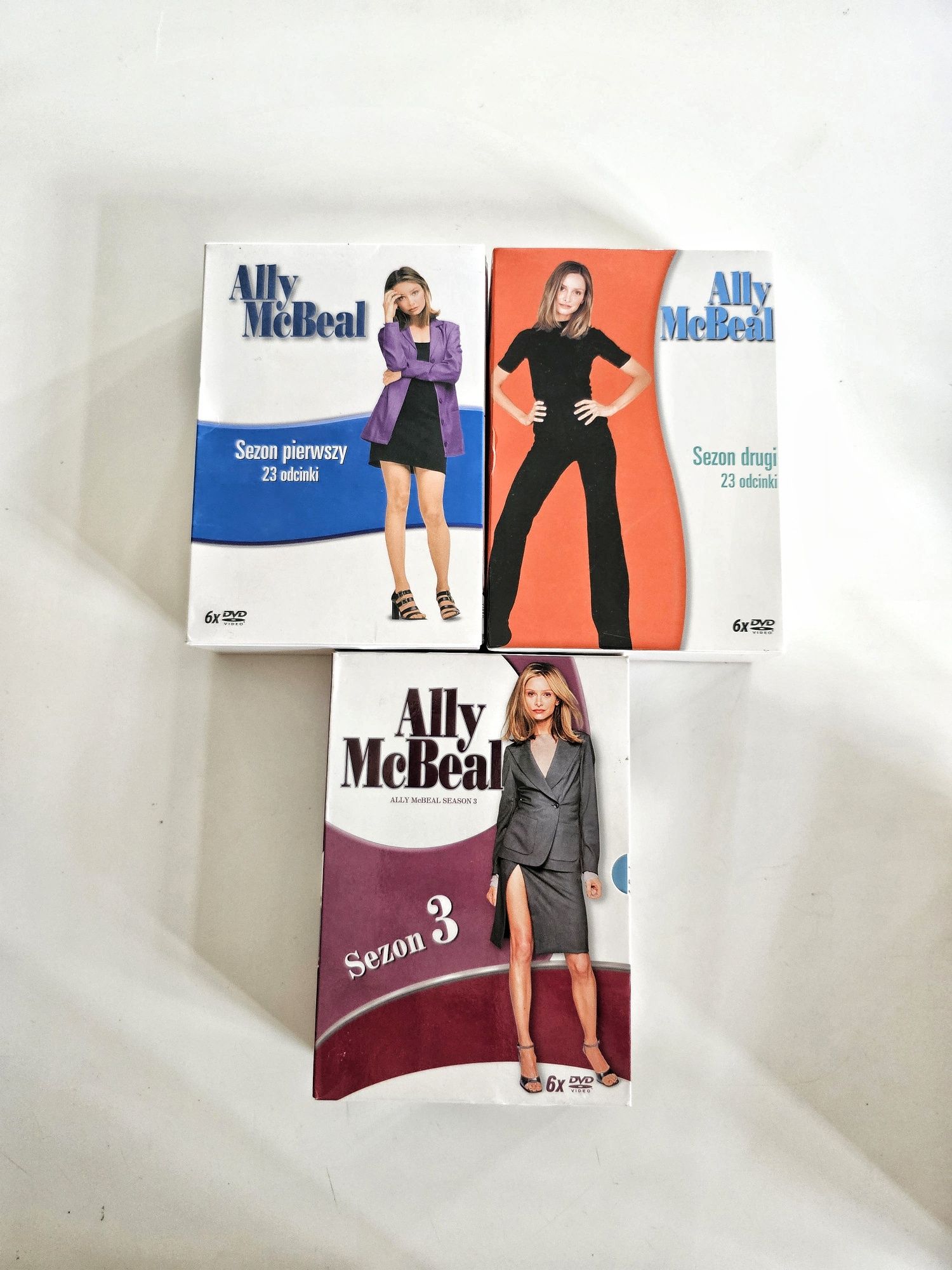 Ally McBeal sezon 1, 2, 3 dvd Unikat - POLSKI LEKTOR