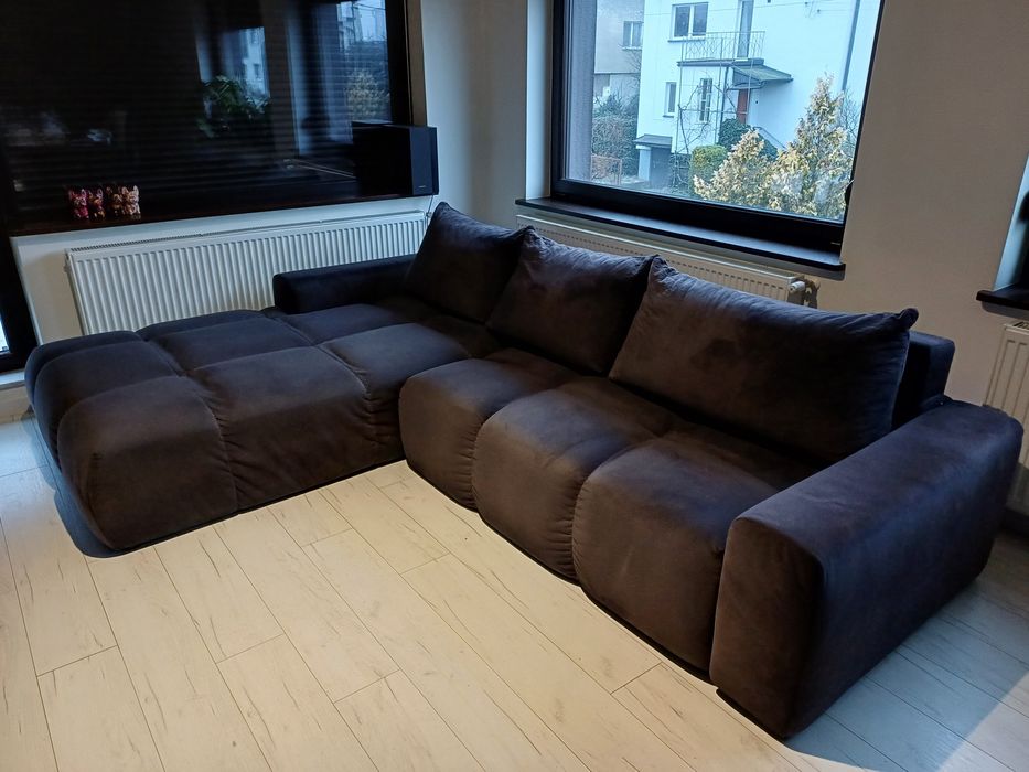 Wygodny narożnik z funkcją spania w rewelacyjnej cenie