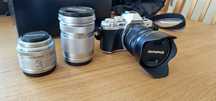 Aparat fotograficzny Olympus EM-10 MARK III + 3 obiektywy + torba