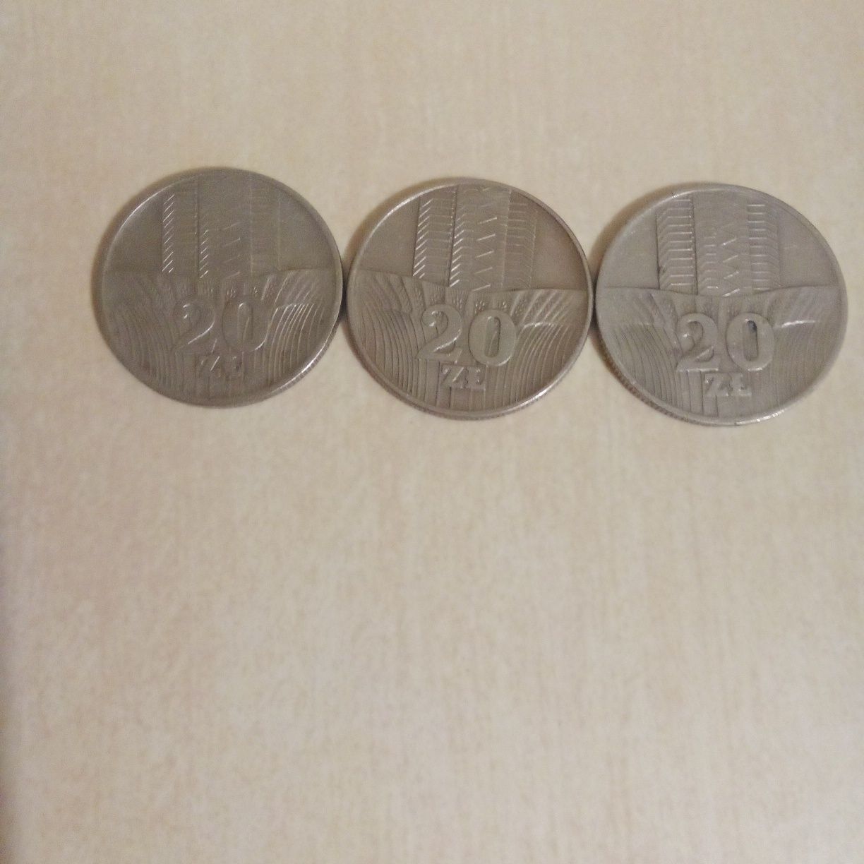 Monety 20zł z 1973r  okresu prlu
