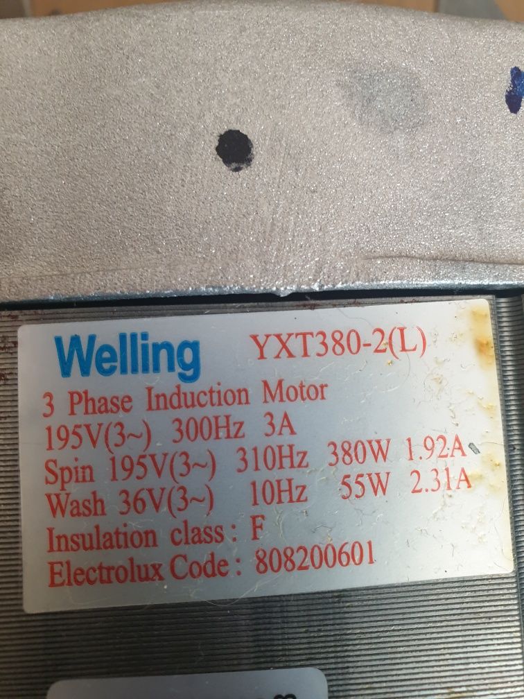 Silnik Welling model YXT380-2(L)