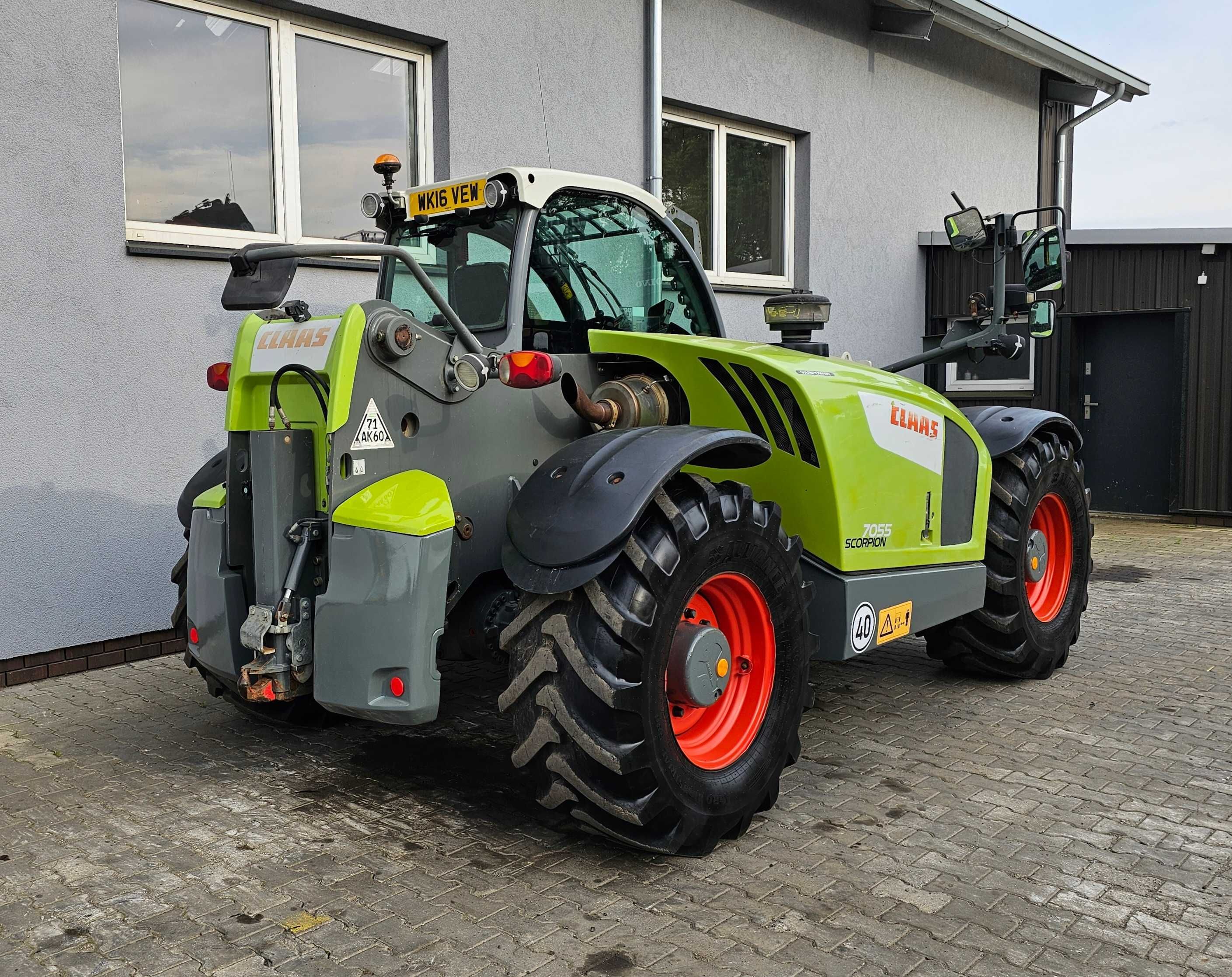 CLAAS Scorpion 7055 Varipower Oryginał Full Opcja Klima 40km/h 5,5t 7m