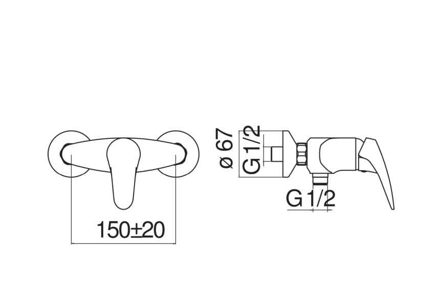 Bateria Prysznicowa TR27130CR TIMER - NOBILI NOWA /Fajne OKAZJE