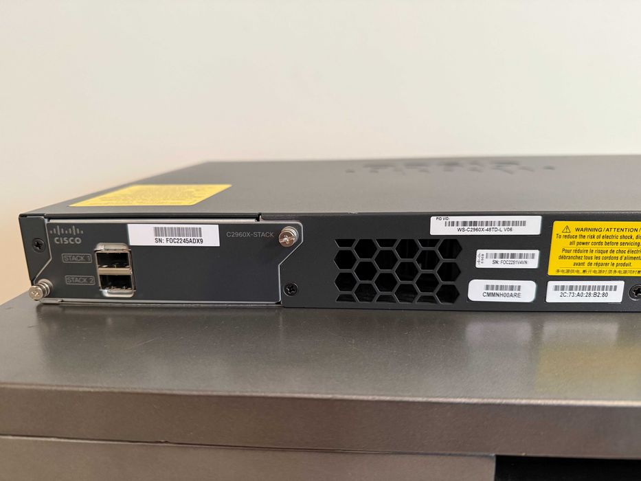 Коммутатор Cisco Catalyst WS-C2960X-48TD-L Uplink SFP+ 10Gb Нал/безнал