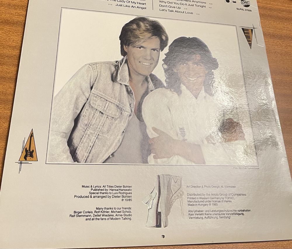 Modern Talking Let’s talk about love 2nd album winyl